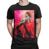 Eddie Van Halen On Fire Novelty 100% Cotton T-Shirt Van Halen Tees Tops For Men