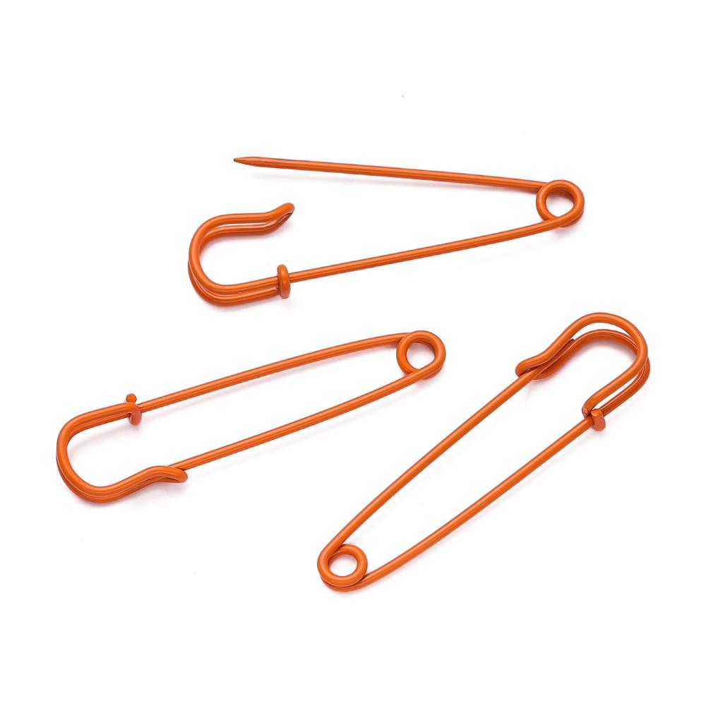 10pcs/lot Colorful Safety Pins Brooch Blank Base Brooch Pins 3/5 Rings Jewelry Pin for DIY Jewelry Making Supplies Accessorie
