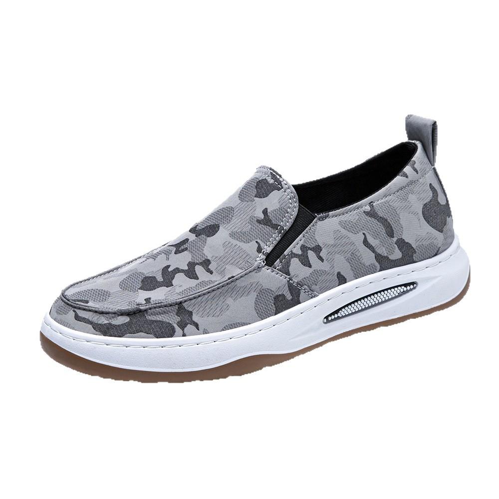 Men's shoes summer new camouflage breathable canvas shoes light lazy shoes comfortable versatile casual men's shoes