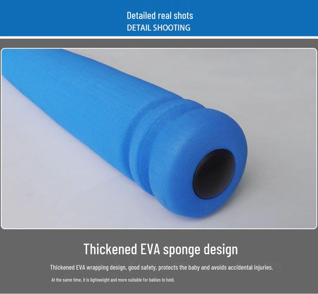 Children's Soft Sponge Plastic Baseball Bat and Ball Toy Set