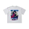 260 GSM Double Yarn 32 Count 100% Cotton Demon Slayer V20 Tomioka Print Unisex Heavy Cotton T Shirt
