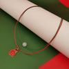 2025 Lichtgevende Kerst Ketting: Kerstklok, Boom, Rendier, Sneeuwvlok Dubbellaags Sleutelbeenketting