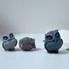 Cute Bird Christmas Candle Molds Silicone Soap Mold 3D Owl-Shape Resin Epoxy Mold Wedding Home Party Decor-Aromatherapy