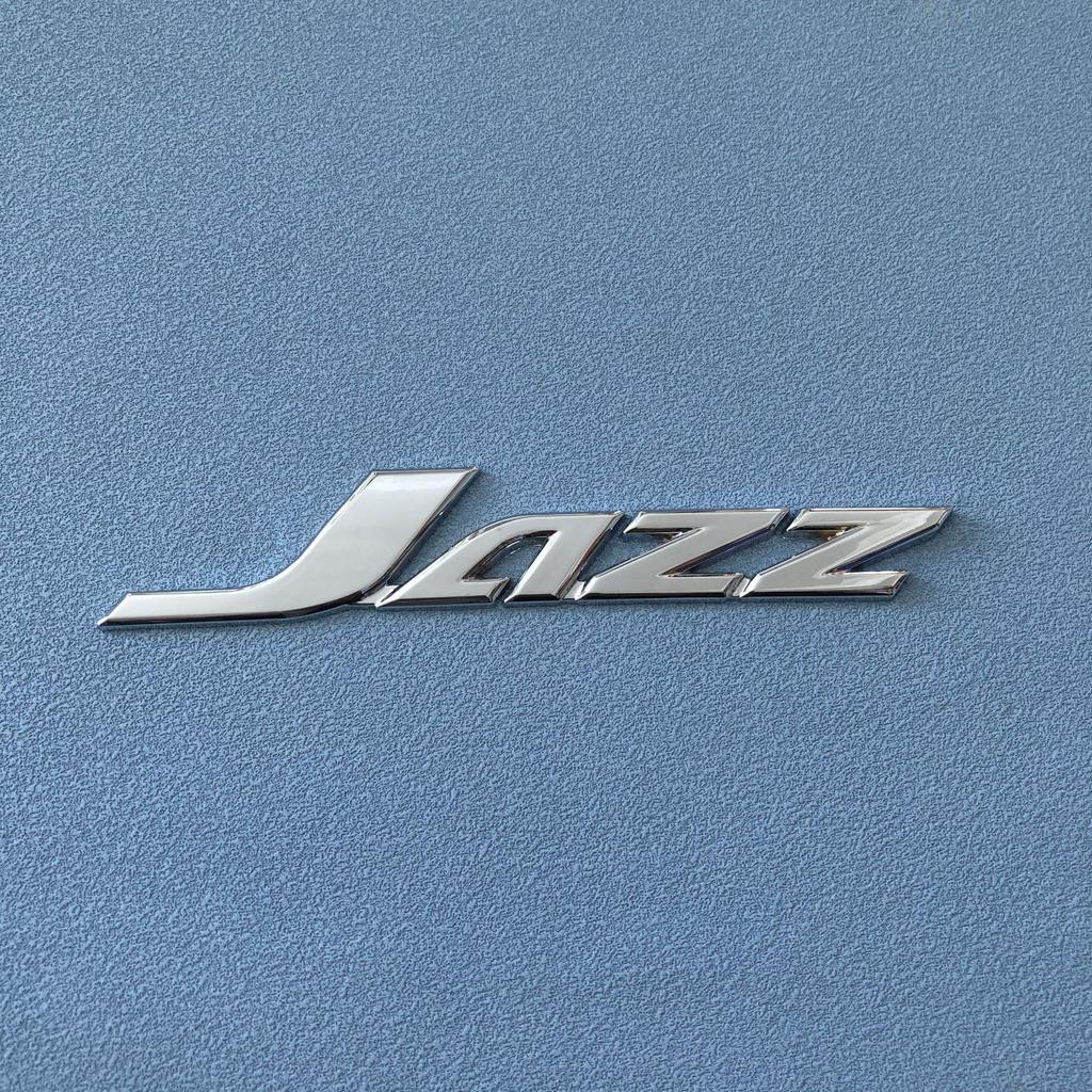 JAZZ Car Emblem for Honda Fit: Overseas Metal Trunk Decoration Sticker