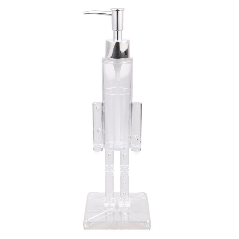 Nutcrackers Theme Soap Dispenser Hand Wash Liquid Soap Holder For Bathroom Use With Transparent Body Christmas Decors