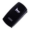 12V Car Boat Green LED Horn Toggle Rocker On Off Switch Speaker Push Button Fit For Motorcycles Buses RVs Trailers