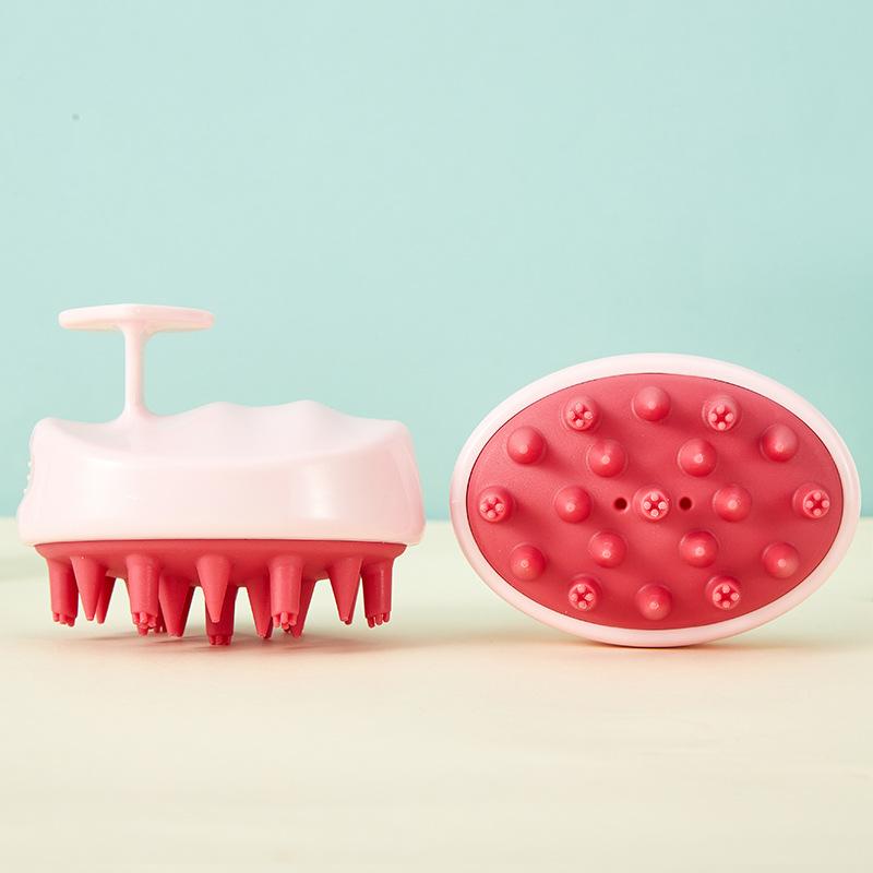 Shampoo Brush Head Scalp Massage Comb With Handle Hair Washing Comb Body Massage Brush Bath Shower Brush Salon Hairdressing Tool