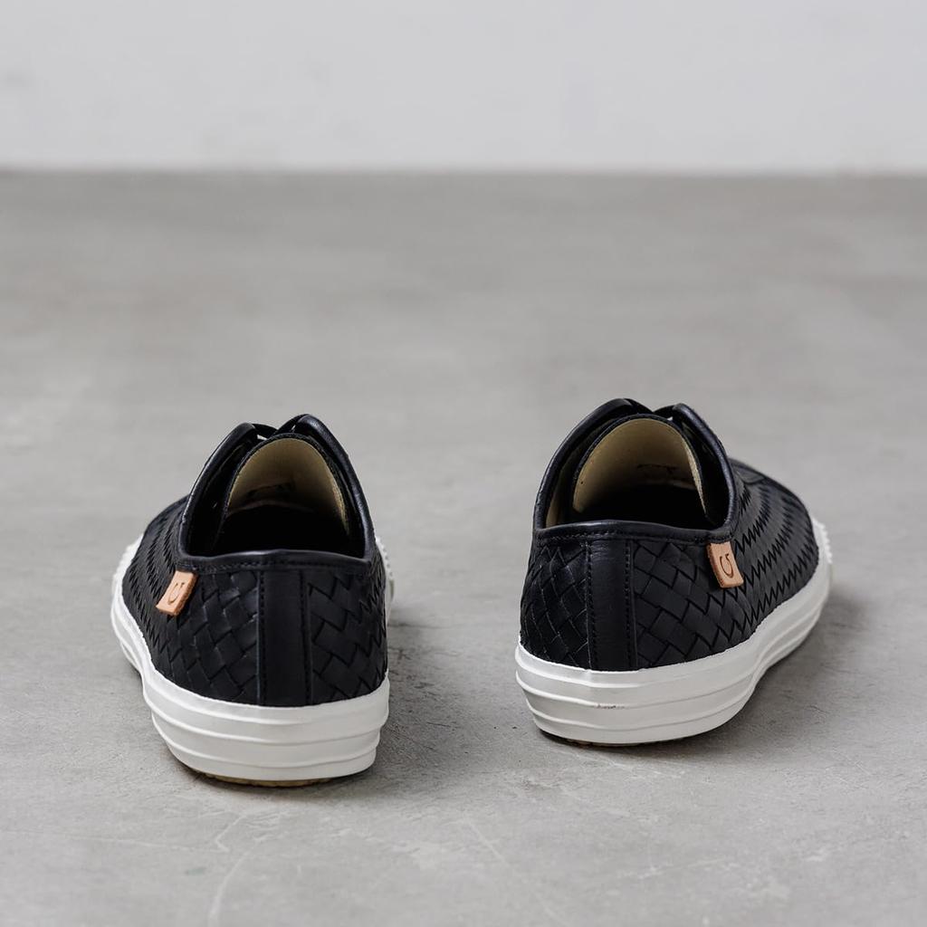 Black SS size Sneakers for Men and Women [Spingle] SP-384 (23.5cm)
