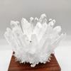 Natürlicher weißer Kristallcluster Rohstein Kristallblume Energiestein Entmagnetisierungsreinigungskristall Desktop Büro Feng Shui Ornament