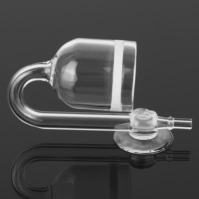 CO2 High Transparent Glass Refiner Diffuser Large Straight Pipe for Aquarium Water Grass Fish