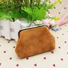 Mini Coin Purse, with Classic Kiss-lock Buckle Design, Portable Velvet Coin Purse, for Coins Earrings Lipstick Samples Daily Use