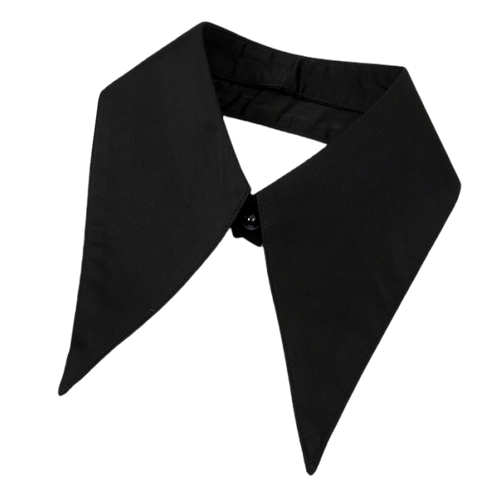 

Блузка с заостренным воротником-стойкой однотонного цвета, с отложным воротником, с воротником в стиле древнего искусства, со сладкой вставкой-шалью, декоративная шаль чёрный