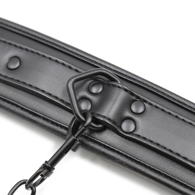 Soft Leather Handcuffs For Sex Toys For Woman Couples Metal Hole Hang Buckle Link Bdsm Bondage Restraints Exotic Accessories