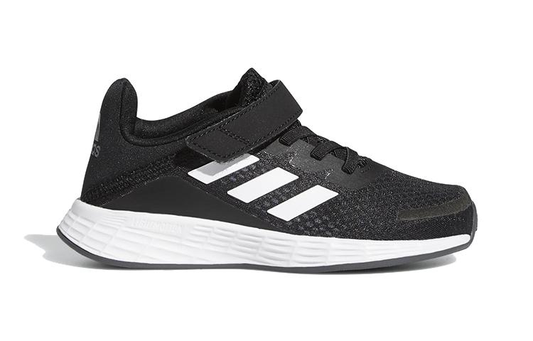 adidas Duramo Sl Breathable Low Top Running Shoes Black White Children Aged 3 7 Years Old FX7314