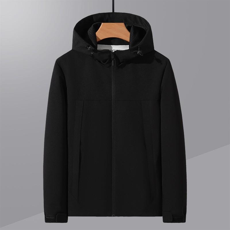 Mens Hooded Softshell Jacket Windproof Warm Outdoor Hiking Climbing Running Fall Winter