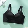 Large breasts show small underwear, full cup, thin adjustment type, seamless large size bra, double breasts, anti-sagging bra.
