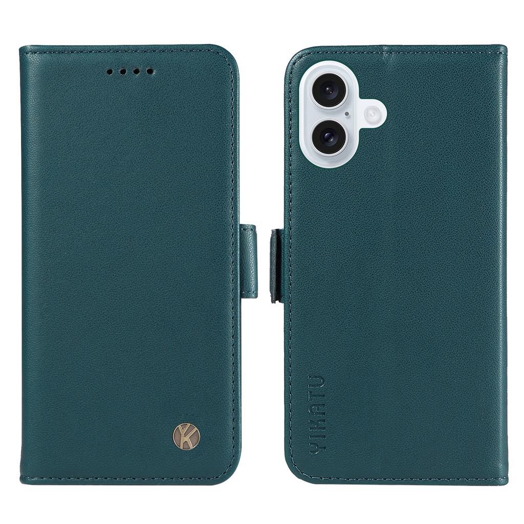 For iPhone 17 Wallet Phone Case YIKATU YK-003 Leather Stand Cover
