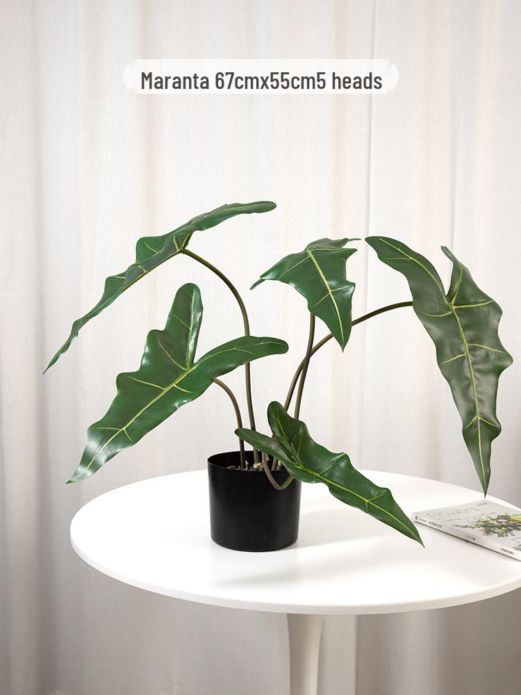 Artificial Green Plants for Indoor Decor – Potted Ornaments for Living Room or Coffee Table