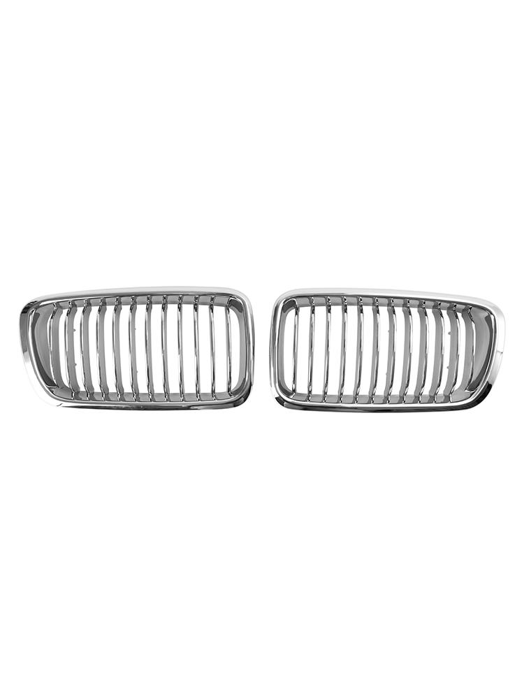 2 STÜCKE Chrom Front Nieren Grill Gitter Passend für BMW 7er E38 1994-2001