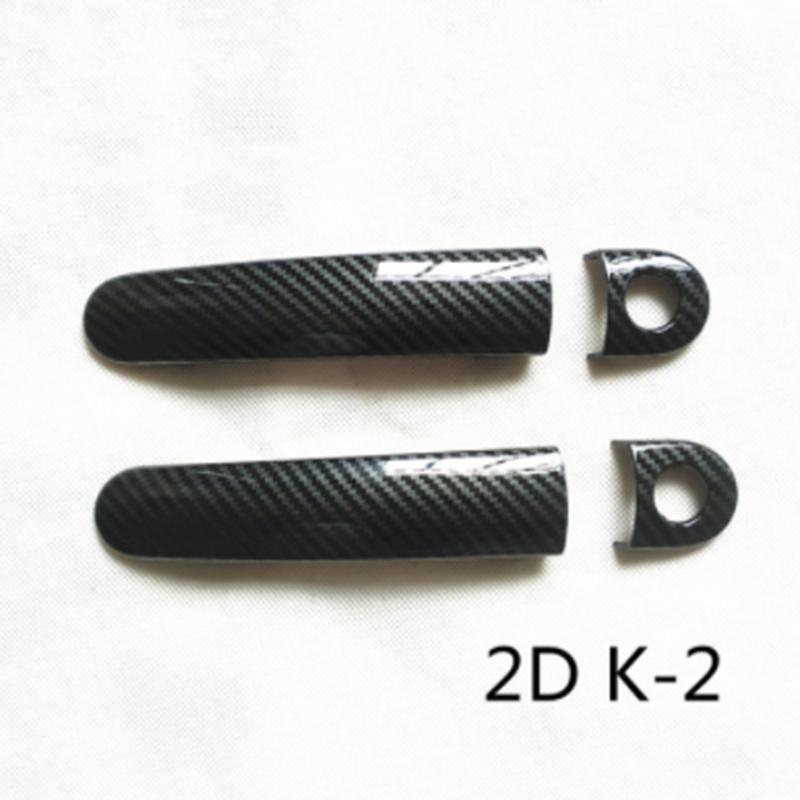 Car Door Handle Cover Plastic Imitation Carbon Fiber Trim for SEAT Leon 1M MK1 1P MK2 Cupra FR Accessories Styling Stickers