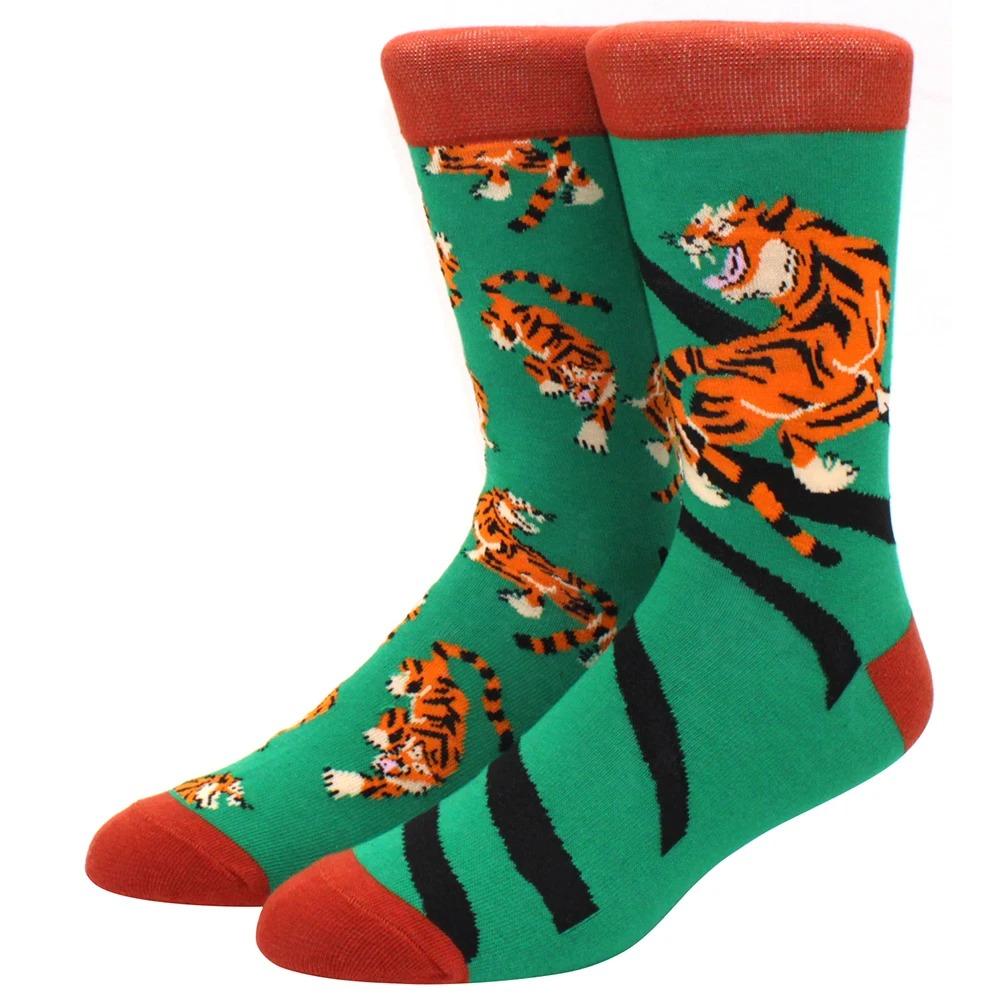 Herren Damen Socken Kreative AB Asymmetrische Baumwollsocken Mode Persönlichkeit Trend Cartoon Paar Lustige Socken Täglich Große Größe Socken