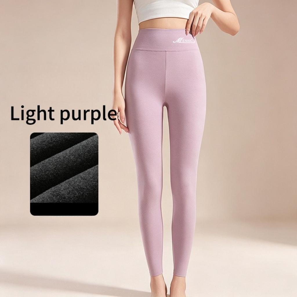 Samt, Warme Herbsthose, Damen, Nahtlos, Herbst und Winter, Plüsch, Dick, High Waist Leggings