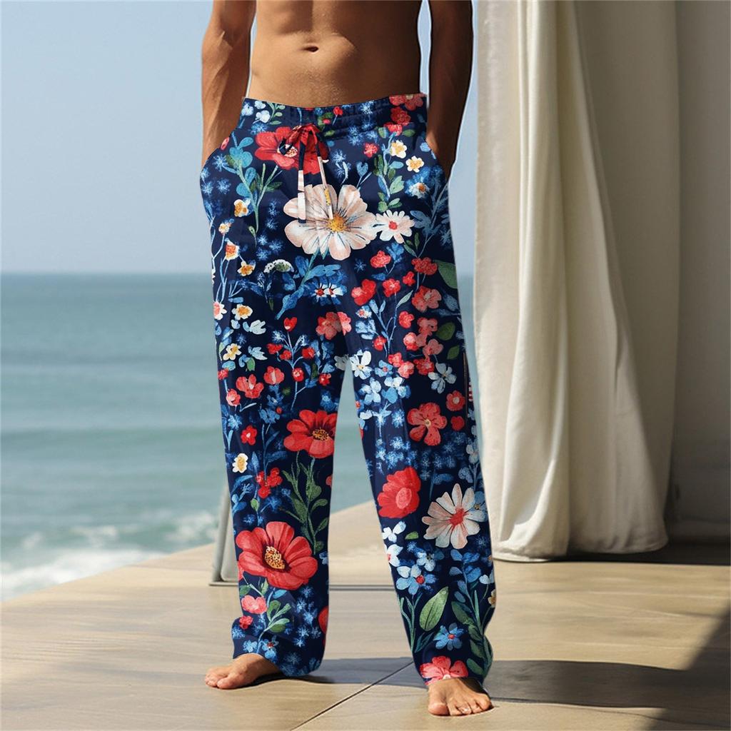 Independence Day Men's Printed Casual Pants