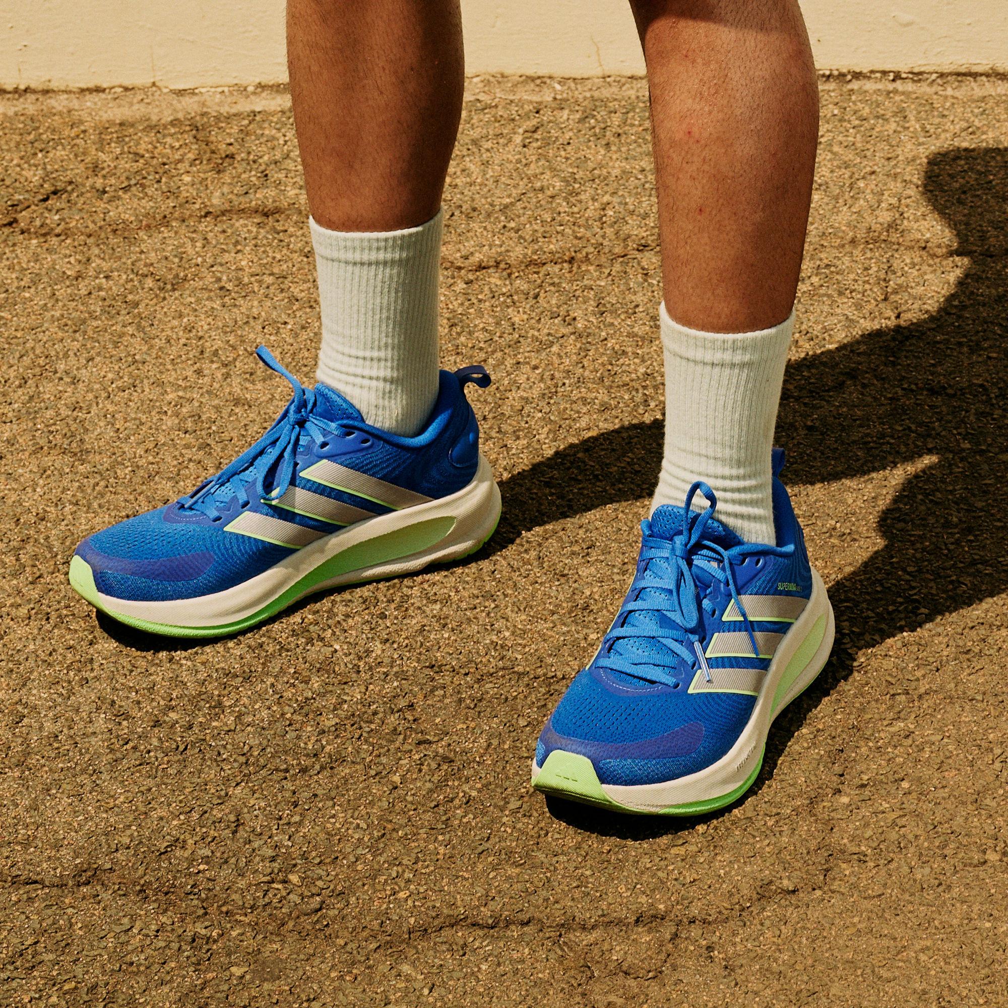 Adidas SUPERNOVA EASE 2 Support Running Shoes Men s Blue Silver 39
