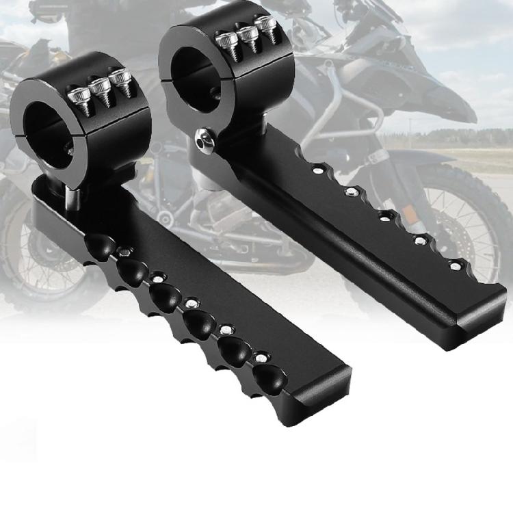 Foldable Motorcycle Footpegs High Grip Platform Aerospace Aluminum Quick Release Mechanism Off Roading Riding Enhanced
