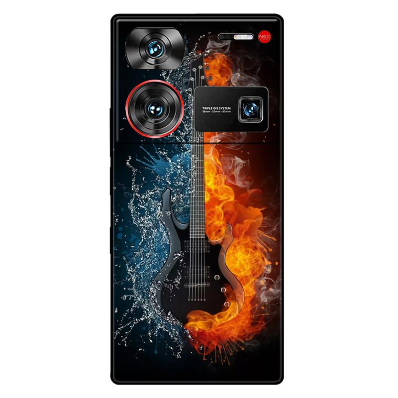 For ZTE Nubia Z60 Ultra 5G Case Silicon Fashion Space Wolf TPU Painted Coque Funda for Nubia Z60Ultra 5G NX721J Cover Protective
