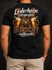 Lederhosn Vergessen Durscht Mitbracht Beer Steins Deer Oktoberfest Style Bold Graphic Mes Unisex Unisex All TShirt