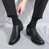 Scarpe da uomo in pelle per piattaforma Scarpe da uomo per guida all'aperto Scarpe Oxford da uomo Scarpe eleganti Slip-on ufficio Modello scarpe basse da uomo per affari