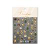 5D embossed nail art sticker high quality Christmas series nail stickers Christmas three-dimensional gold edge bear nail sticker