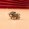 Brasses Elephant Ornaments Symbolizing Wealth Wisdoms and Good Fortunes for Gift Giving or Home Office Decoration