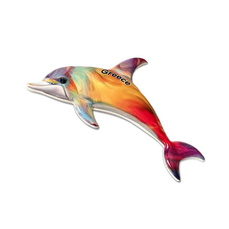 Handmade Cute Dolphin Ocean Refrigerator Magnet - Personalized Home Decor Souvenir