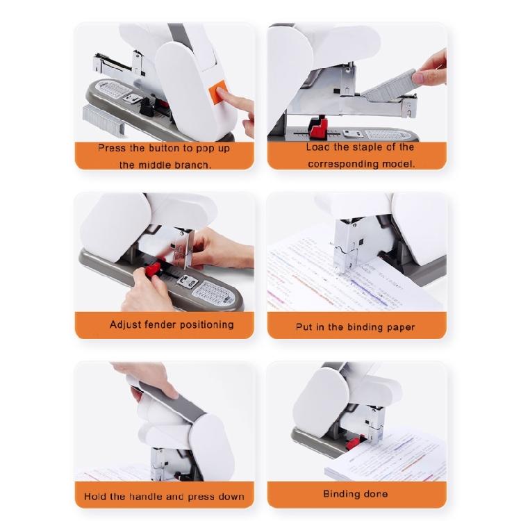 Heavy Duty Stapler with Staple Remover Labor-Saving Stapler Office Stapler Office Stapling Machine for Booklet Document