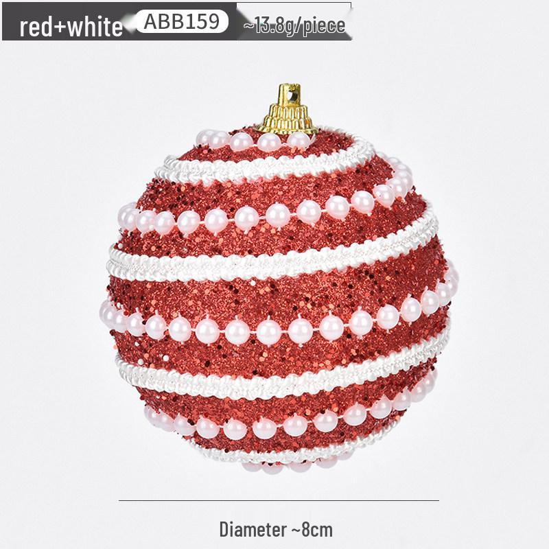 

Gangheng 8 см Пінопластова Куля-Прикраса на Різдвяну Ялинку