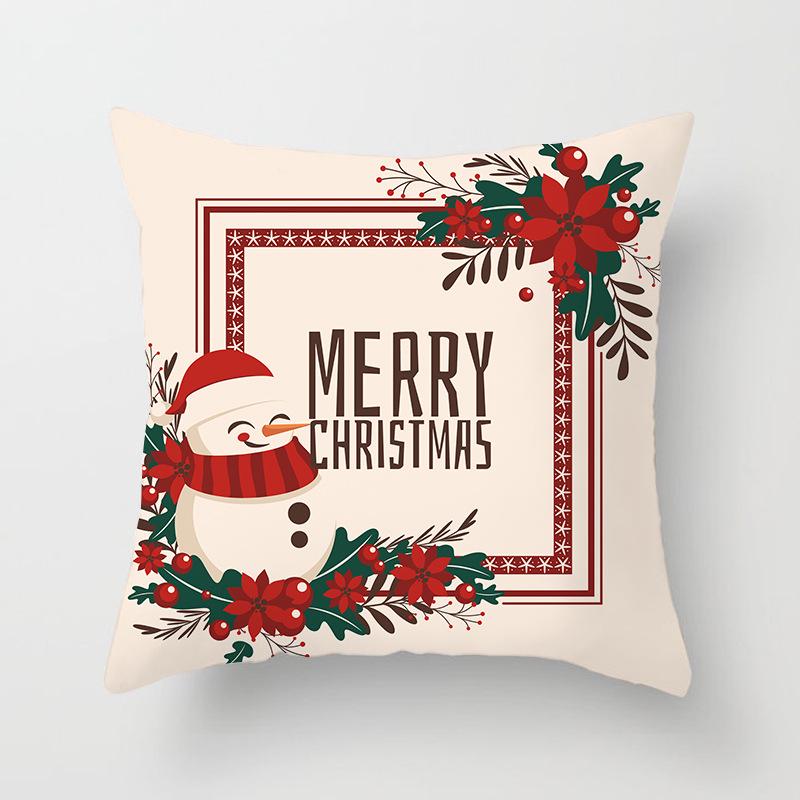 Home Furnishings Christmas Simple Sofa Pillow Cases