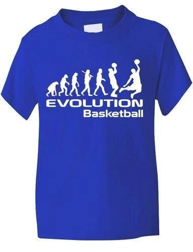 Evolution of Basketball School Sport Kids Boys Girls T-Shirt Age 1-13 3XL