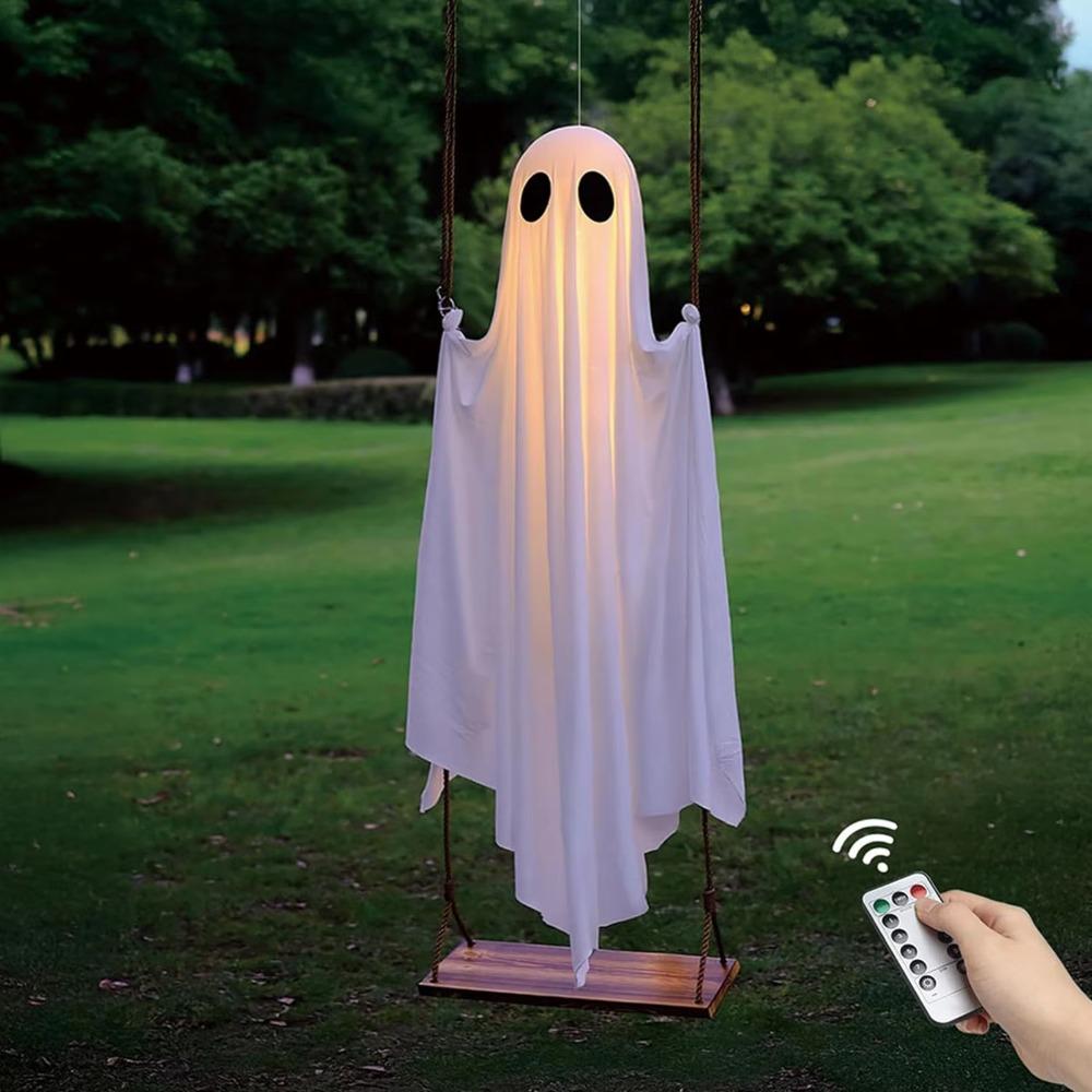 Grande Giardino Fantasma Volante Ciondolo Altalena Luminosa Fantasma Altalena Ciondolo Fantasma Altalena Fantasma Albero del Parco