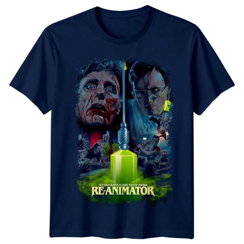 Reanimator () Movie Poster Inspired Tshirt Retro Tee Unisex
