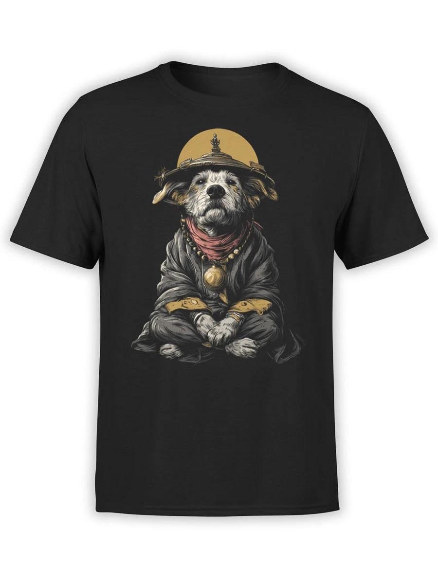 FANTUCCI Zen Pup T-Shirt | Spiritual Dog Graphic Tee | Unisex S