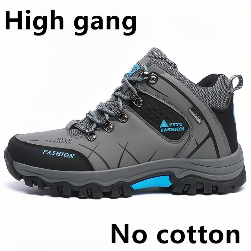 Men's Sneakers Mountaineering Boots Waterproof Leather Hiking Boots Warm Winter Shoes for Men Snow Boots Outdoor Trekking Shoes