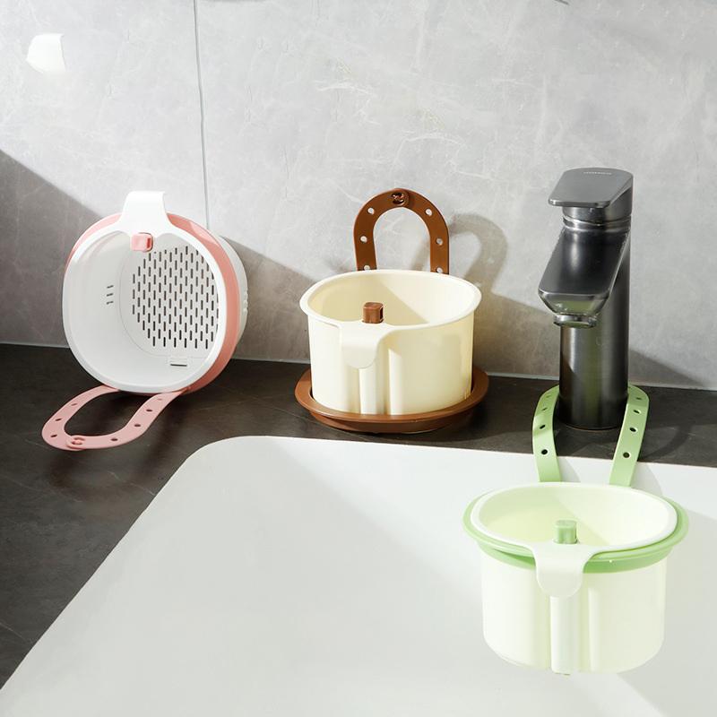 Hanging Kitchen Drain Basket, Household Kitchen Sink Drain Basket For Separating Food Scraps, Tea Leaves, And Kitchen Waste.