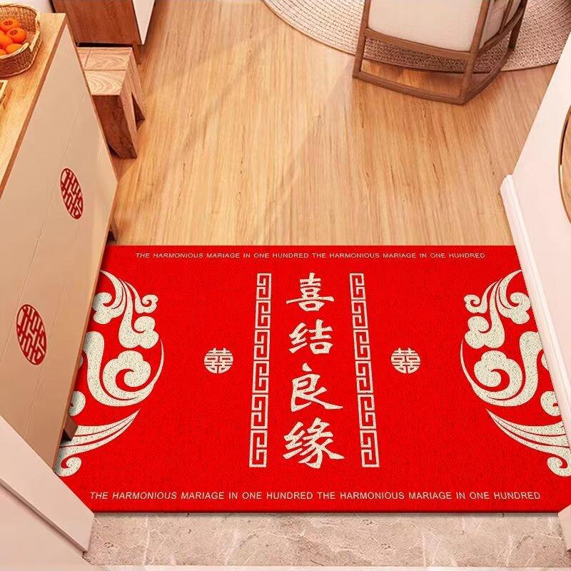 Wedding Bathroom Door Absorbent Mat Toilet Household Quick-drying Carpet Toilet Diatomaceous Mud Non-slip Cushion