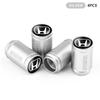 4Pcs 3D Aluminum Alloy Car Wheel Tire Air Valve Dust Caps Rim Accessories for Honda Mugen Power Civic Accord CRV Hrv Jazz aij256