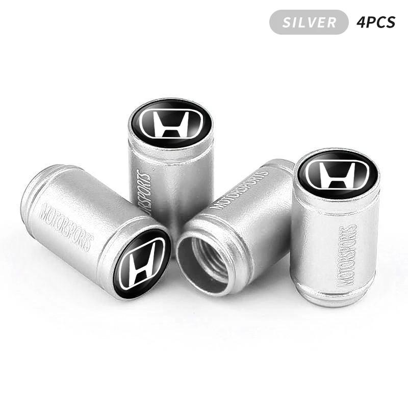 4Pcs 3D Aluminum Alloy Car Wheel Tire Air Valve Dust Caps Rim Accessories for Honda Mugen Power Civic Accord CRV Hrv Jazz aij256