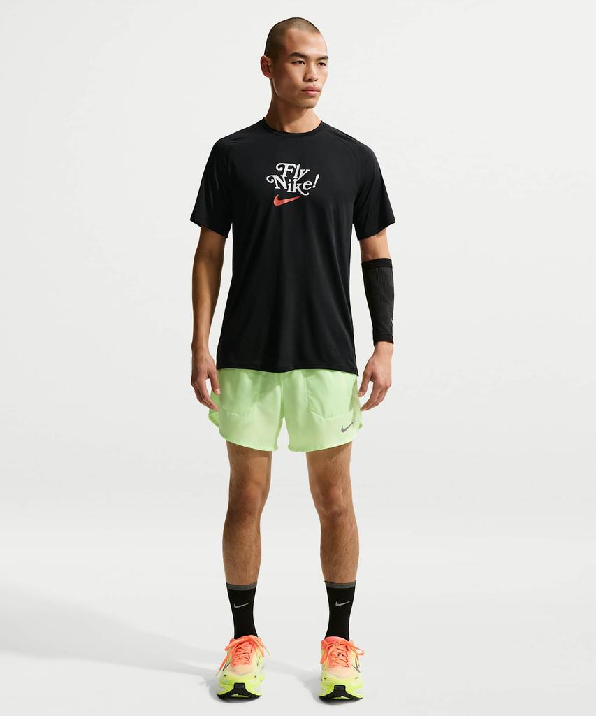 NIKE Stride Fly Nike Dri-Fit Adv Short Sleeve Running Top M - Black / If2025-010