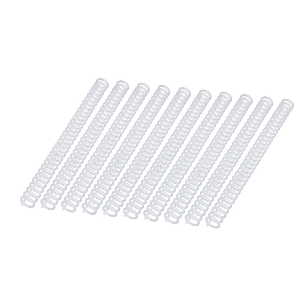10 Stück Bindekämme 19mm 30 Ringe 150 Blatt Kapazität Plastikkämme Bindespiralen für A4 B5 A5 Papier