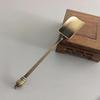 Retro Metal Chinese Tea Scoop Spoon Copper Teaspoon Bamboo Shape Tea Set Shovel Kongfu Tea Ceremony Utensils Accessory Tool